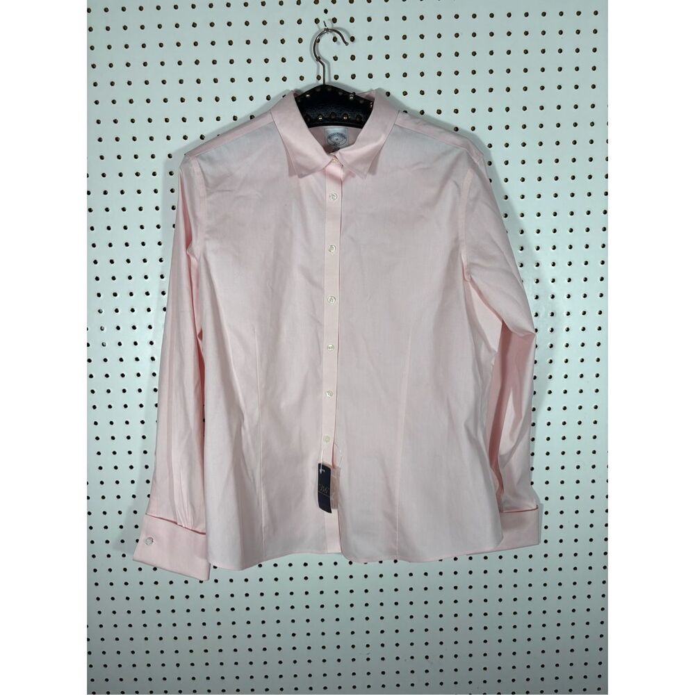 Brooks Brothers Pale Pink Button-Down Cotton Shirt